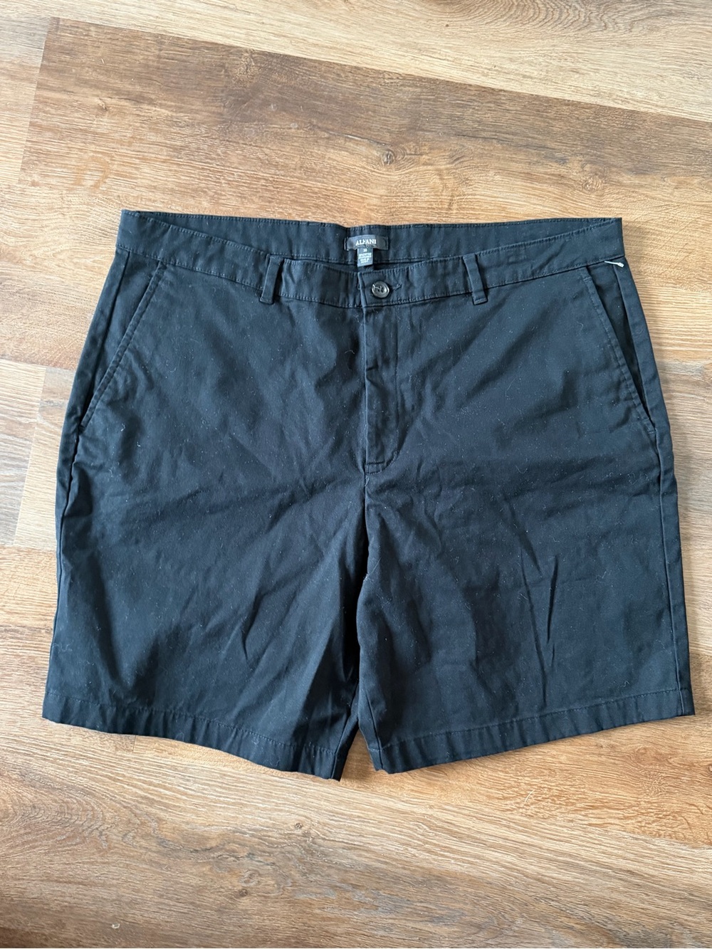 Alfani Men’s Black Flat-Front Casual Shorts